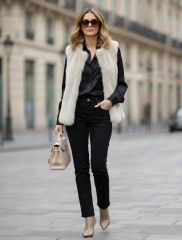 Fellimitat Fake Fur butterweich dicht super trendy, ecrue