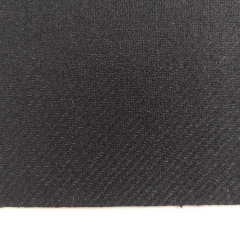Woll Twill Schurwolle Kaschmir Deadstock uni schwarz - made in Italy