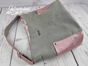 Taschenstoff ROM Canvas strapazierf�hig, taupe meliert