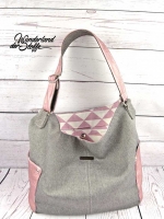 Taschenstoff ROM Canvas strapazierf�hig, taupe meliert