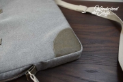 Taschenstoff ROM Canvas strapazierf�hig, taupe meliert