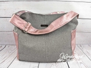 Taschenstoff ROM Canvas strapazierf�hig, taupe meliert