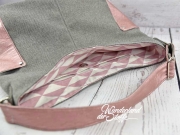 Taschenstoff ROM Canvas strapazierf�hig, taupe meliert