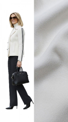 Jackenstoff Mantelstoff Velourstoff Lodenstoff weich uni - cremewei� (cloud dancer)