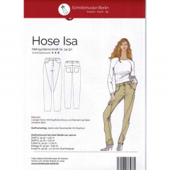Papierschnittmuster Jeanshose ISA Schnittmuster Berlin