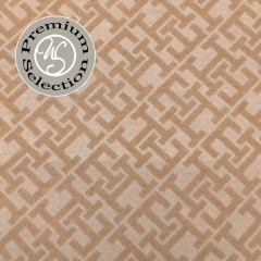 Einzelst�ck (2m) Wollstoff Buchstaben Jacquard Jackenstoff - Designerstoff - Made in Italy