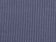Strickstoff Baumwolle Halbpatent gerippt, jeansblau