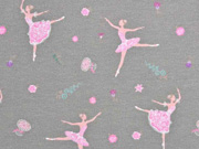 Jersey Jersey Ballerinas, rosa taupe