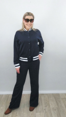 Hosenstoff 2-Way Stretch Wool Touch, kobaltblau royalblau