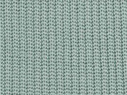 Strickstoff Baumwolle Halbpatent gerippt, altmint