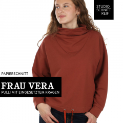 Papierschnittmuster Pullover mit Rollkragen FRAU VERA Studio Schnittreif