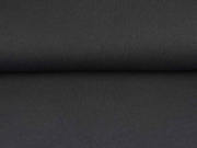 RESTSTÜCK 50 cm Strickstoff Baumwolle Meterware Glattstrick uni, schwarz