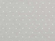 Jerseystoff kleine Punkte, wei beige