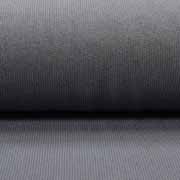 Strickstoff Baumwolle Meterware uni, dunkelgrau