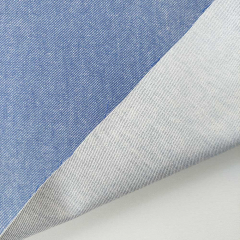 Jeansstoff mit Stretch gef�rbt, mittelblau wei�