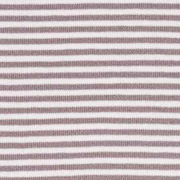 Jerseystoff Streifen 3 mm, dunkeltaupe wei