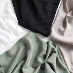 Viskose Leinen Stoff Webware, gr�n