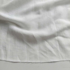 Viskose Leinen Webware, cremewei�