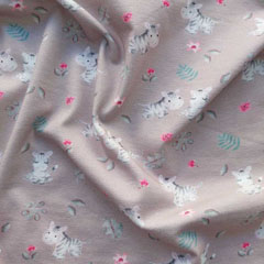 Jerseystoff Zebras, hellaltrosa