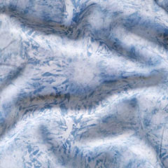 RESTSTCK 67 cm Viskosestoff Batik Look, jeansblau