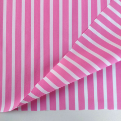 Baumwollstoff Streifen mit Stretch Webware Meterware, pink wei�