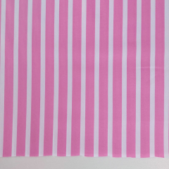 Baumwollstoff Streifen mit Stretch Webware Meterware, pink wei�