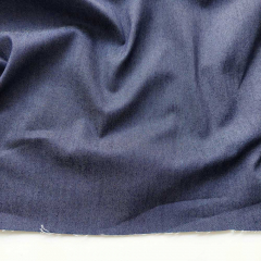 Jeansstoff leicht Chambray mit Stretch, dunkelblau
