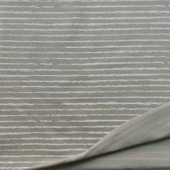 Jerseystoff Streifen blurry stripes, weiss helles khakigr�n