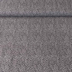 Baumwollstoff kleines Leoparden Muster, schwarz beige (sand)