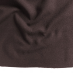 Jackenstoff Mantelstoff Velourstoff Lodenstoff weich uni - dunkelbraun