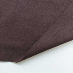 Jackenstoff Mantelstoff Velourstoff Lodenstoff weich uni - dunkelbraun