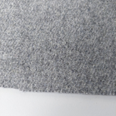 EINZELST�CK 175 cm Wollstoff Woolblend Jackenstoff Deadstock, grau meliert - Made in Italy