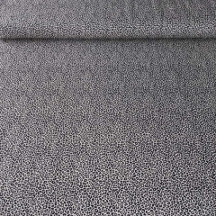 Jersey Stoff Leo Muster Animal Print Baumwolljersey, schwarz beige