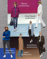 Jackenstoff Mantelstoff Velourstoff Lodenstoff Meterware weich uni - hellgrau meliert