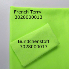 B�ndchenstoff Meterware Glattstrick , neongr�n