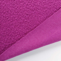 Boucle Stoff Schafsl�ckchen weicher Griff, helle Pflaume (cyclam)