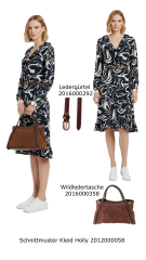 Viskose Satin Stoff abstraktes Muster marmorierter Look, wei� dunkelblau