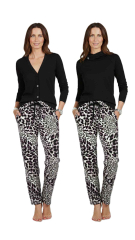 Viskose Jersey Stoff Leopardmuster, beige schwarz braun