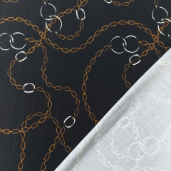 Punto di Roma Heavy Stretchjersey Ketten, camel wei� schwarz