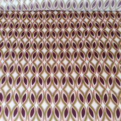 Viskose Satin Stoff Blusenstoff Elipsen grafisches Muster Retroprint - limegreen burgundy cremewei� - Made in Italy
