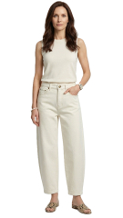 Jeansstoff Denim mit Stretch (colored) uni, woll-wei�