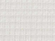 Waffelpiqu Frottee Stoff, cremewei