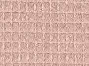 RESTST�CK 50 cm Waffelpiqu� Frottee Stoff, cafe au lait (hellbraun)