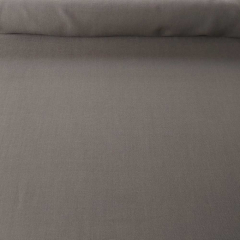 Viskose Leinen Webware Meterware dunkelbraun -  Made in Italy - Deadstock