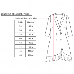 Papierschnittmuster Blazerkleid ESTELLE - Clematisse Pattern