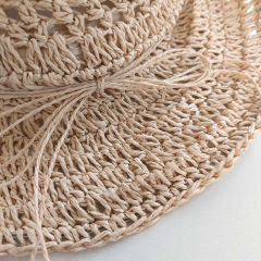 Sonnenhut Strohhut f�r Damen Papierstroh - natur