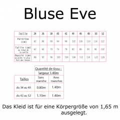 Papierschnittmuster Kleid EVE Langarm Manschette - Clematisse Pattern