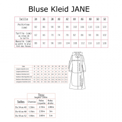 Papierschnittmuster Hemdbluse Hemdkleid JANE - Clematisse Pattern