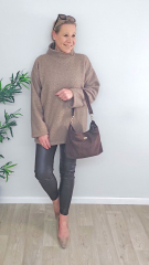 Kunstleder Lederimitat mit Wildleder-Imitat R�cken elastisch, armygr�n