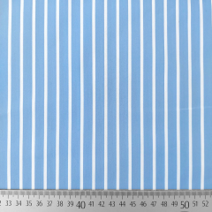 Baumwollstoff mit Stretch schmale Streifen, blau wei�